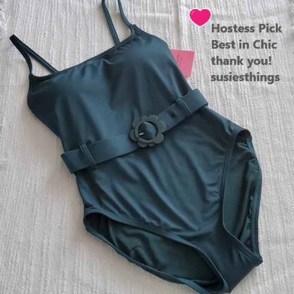 kate spade Other - 🆕️kate spade beautiful green belted one piece